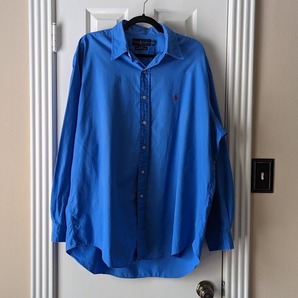 Ralph Lauren Other - Ralph Lauren XL cornflower blue 100% cotton men's Blake polo shirt